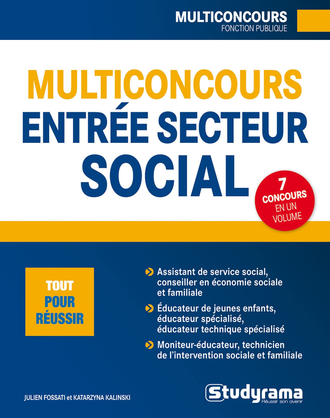 Multiconcours entrée secteur social: Assistant de service social, conseiller en économie sociale et familiale book