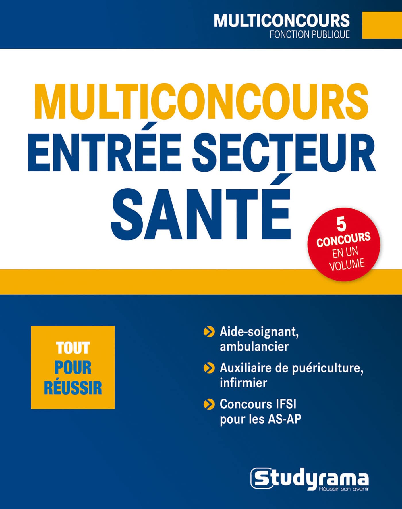 Multiconcours entrée secteur santé book