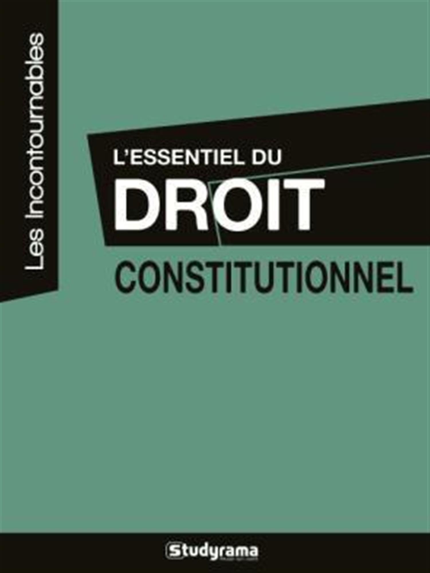 L'essentiel du droit constitutionnel et des institutions politiques Books