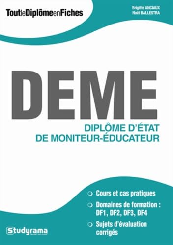 DEME Diplôme d'état de moniteur-éducateur Business, Finance & Career