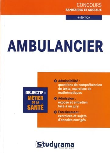 Ambulancier: objecti métier catégorie C Business, Finance & Career