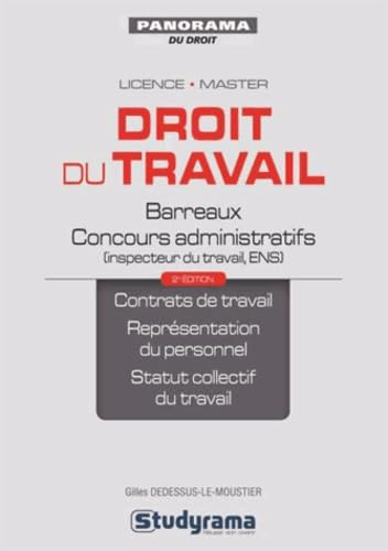Panorama du droit du travail: contrats de travail, représentation du personnel, statut collectif du travail Law