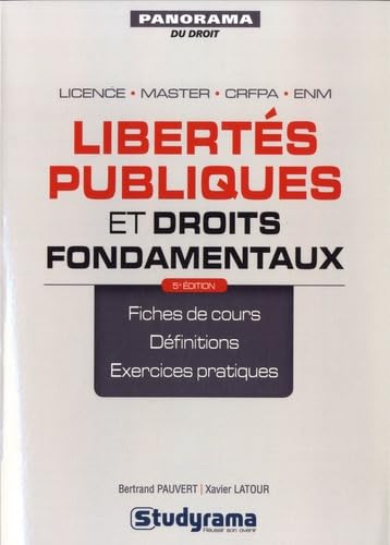 Libertés publiques et droits fondamentaux: Licence - master - CRFPA - ENM book