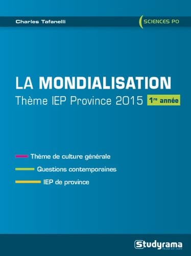 Mondialisation : Thème iep province 2015 1ère année book