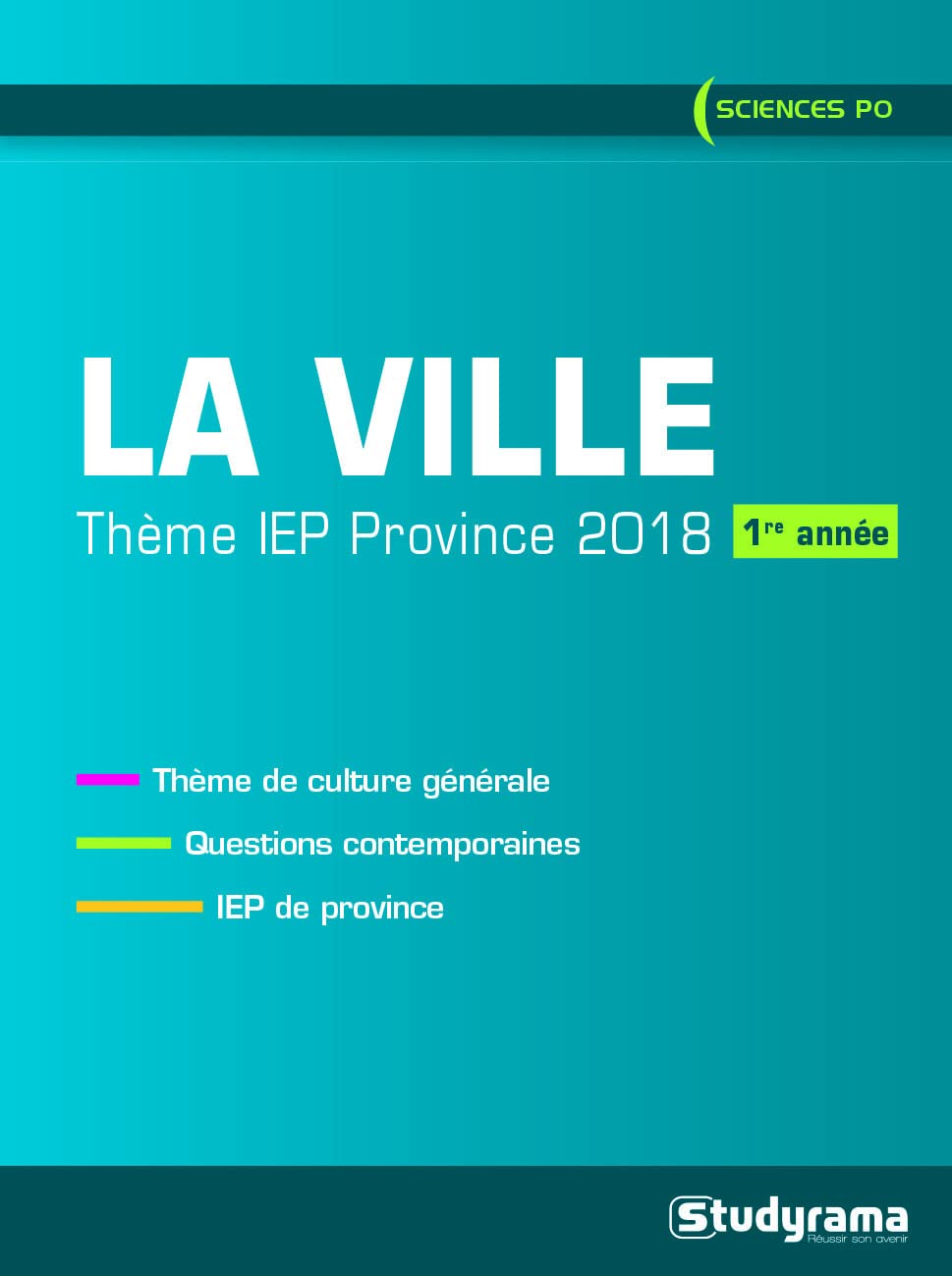 La ville : Thème iep province 2018 1ere année: thème de culture général book