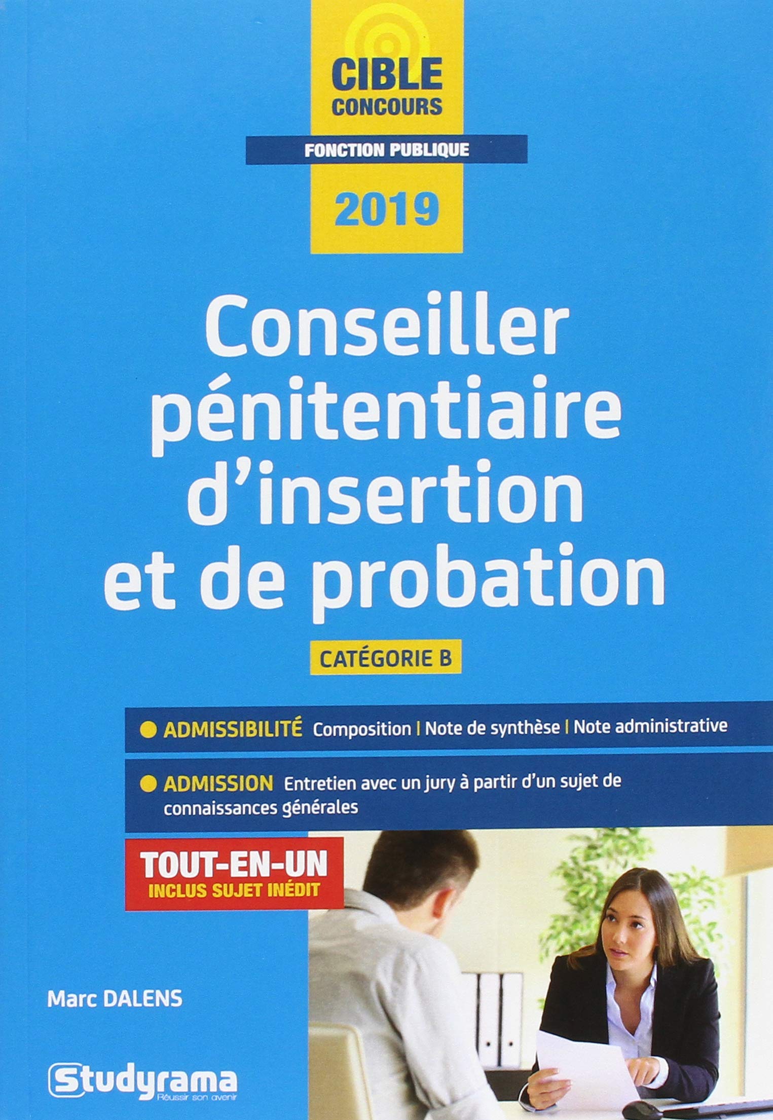 Conseiller pénitentiaire d'insertion et de probation 2019: Catégorie B book