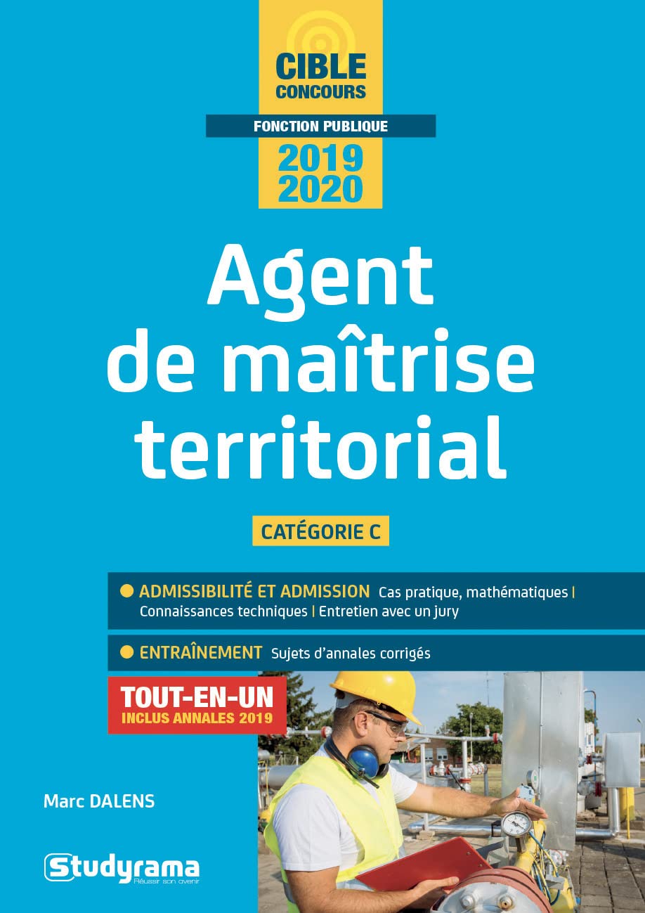 Agent de maîtrise territorial 2019-2020: catégorie C book