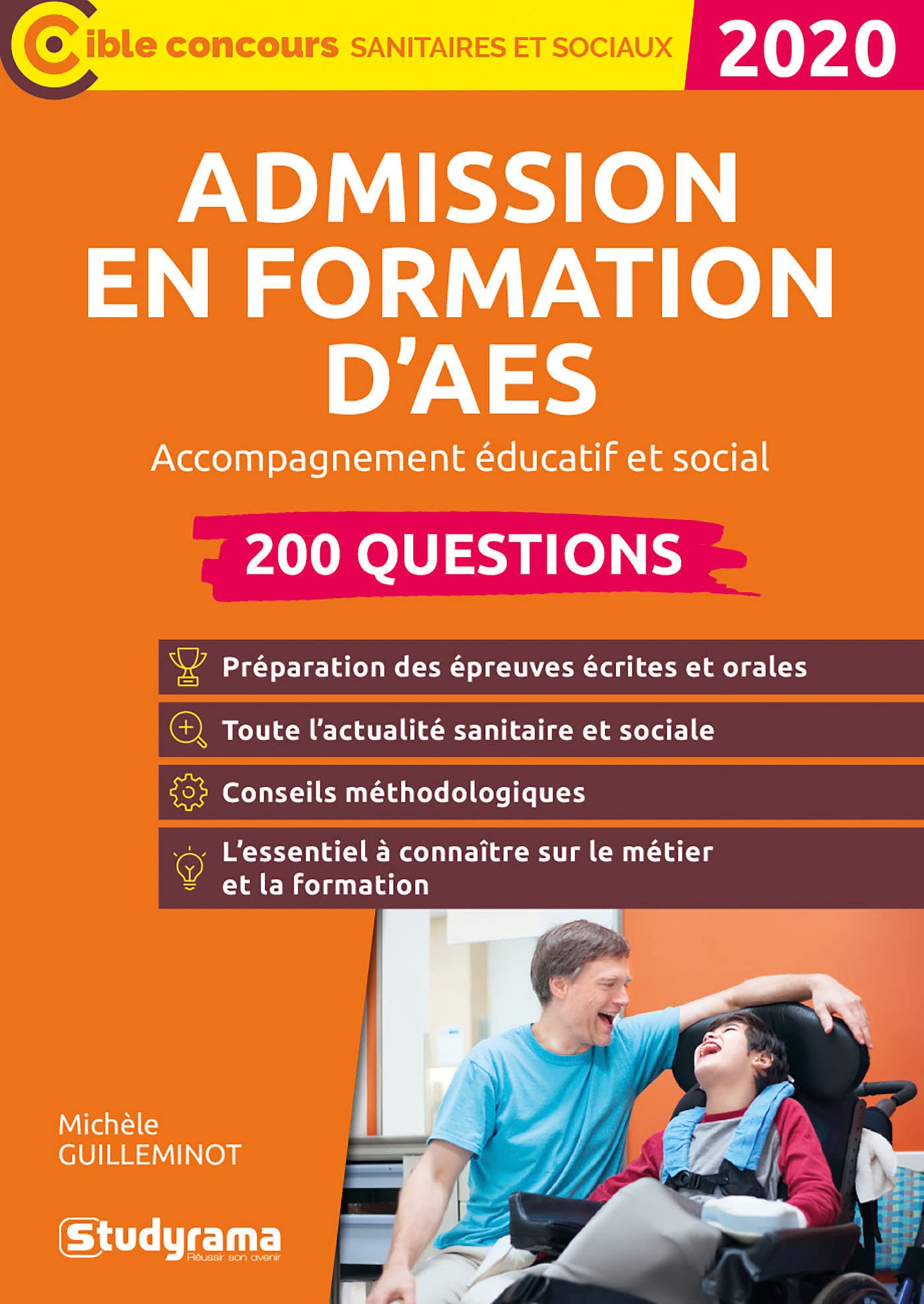 Admission en formation d'AES 2020: Accompagnement éducatif et social 200 questions Business, Finance & Career