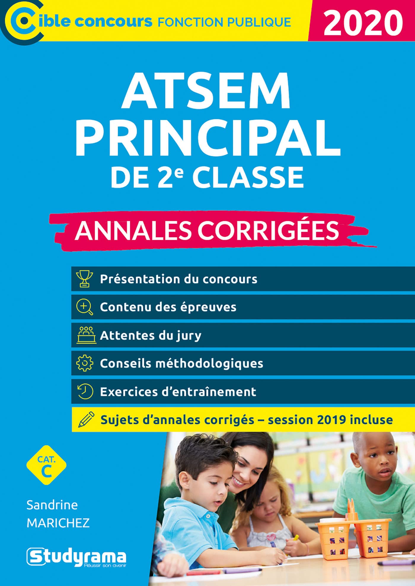 ATSEM principal de 2e classe Annales corrigées 2020: Sujets d'annales corrigés session 2019 incluse book