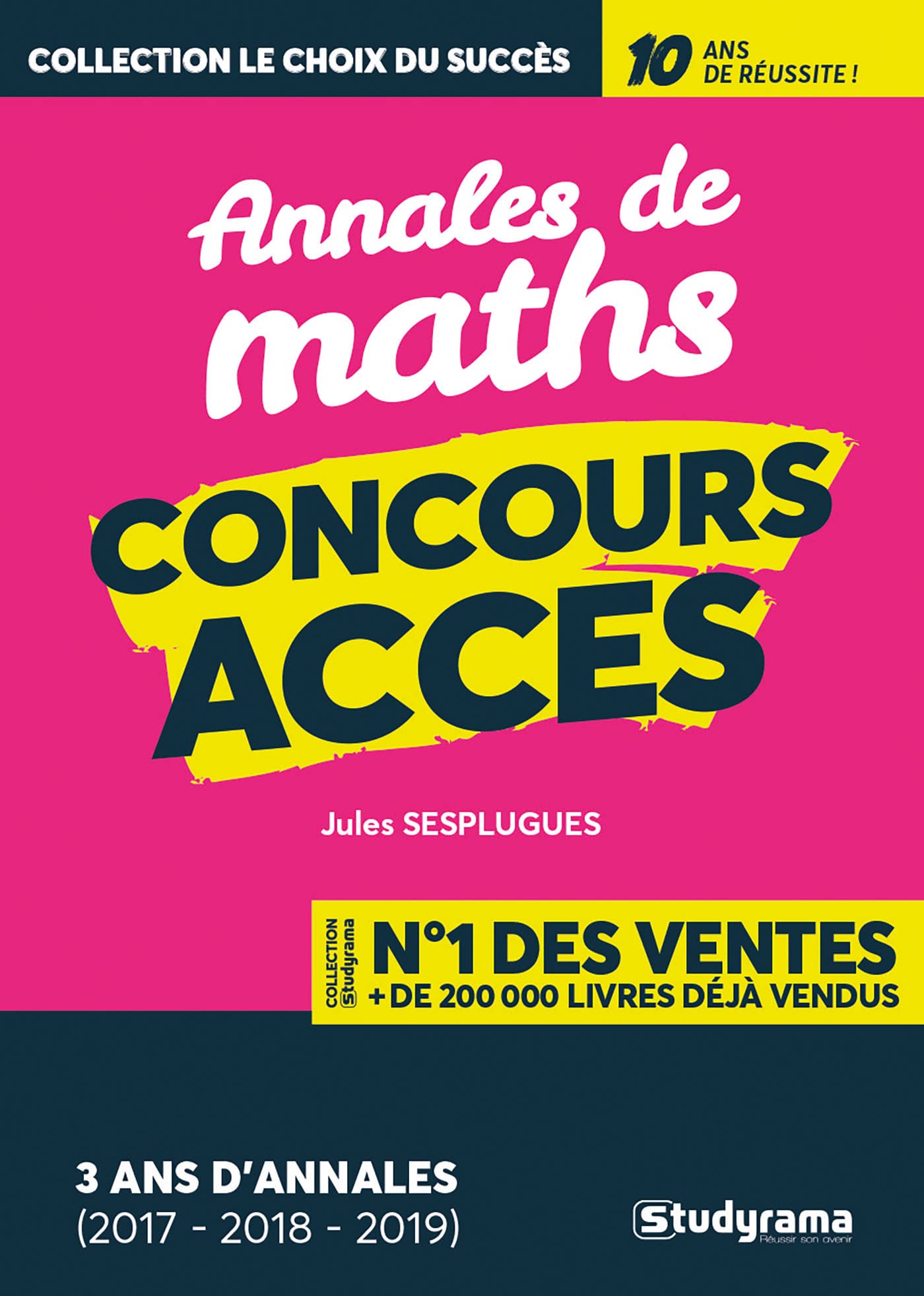 Annales de mathématiques du concours ACCES book