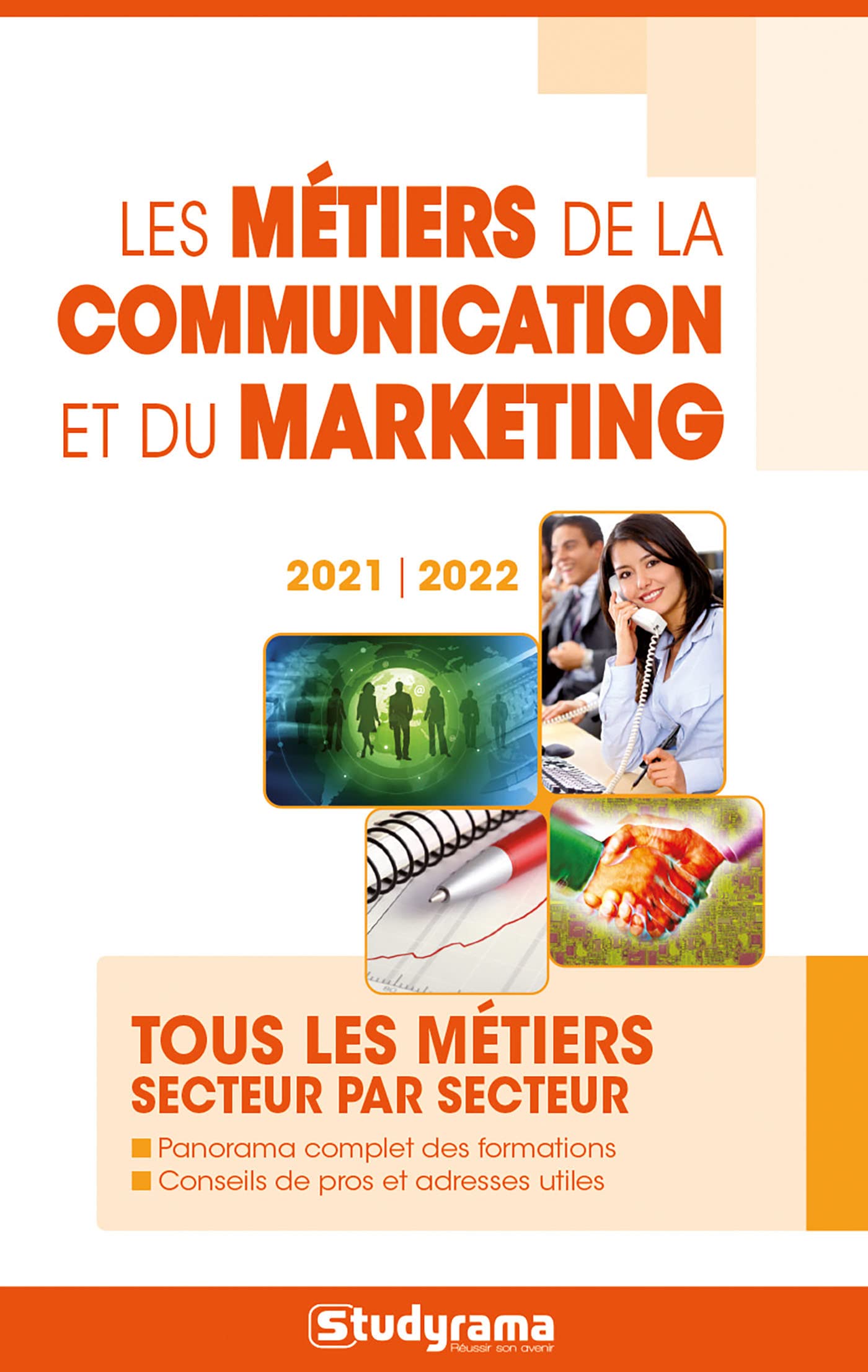 Les métiers de la communication et du marketing book