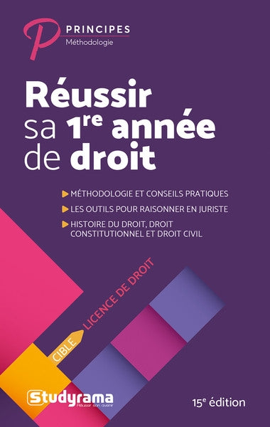 Réussir sa première année de droit book