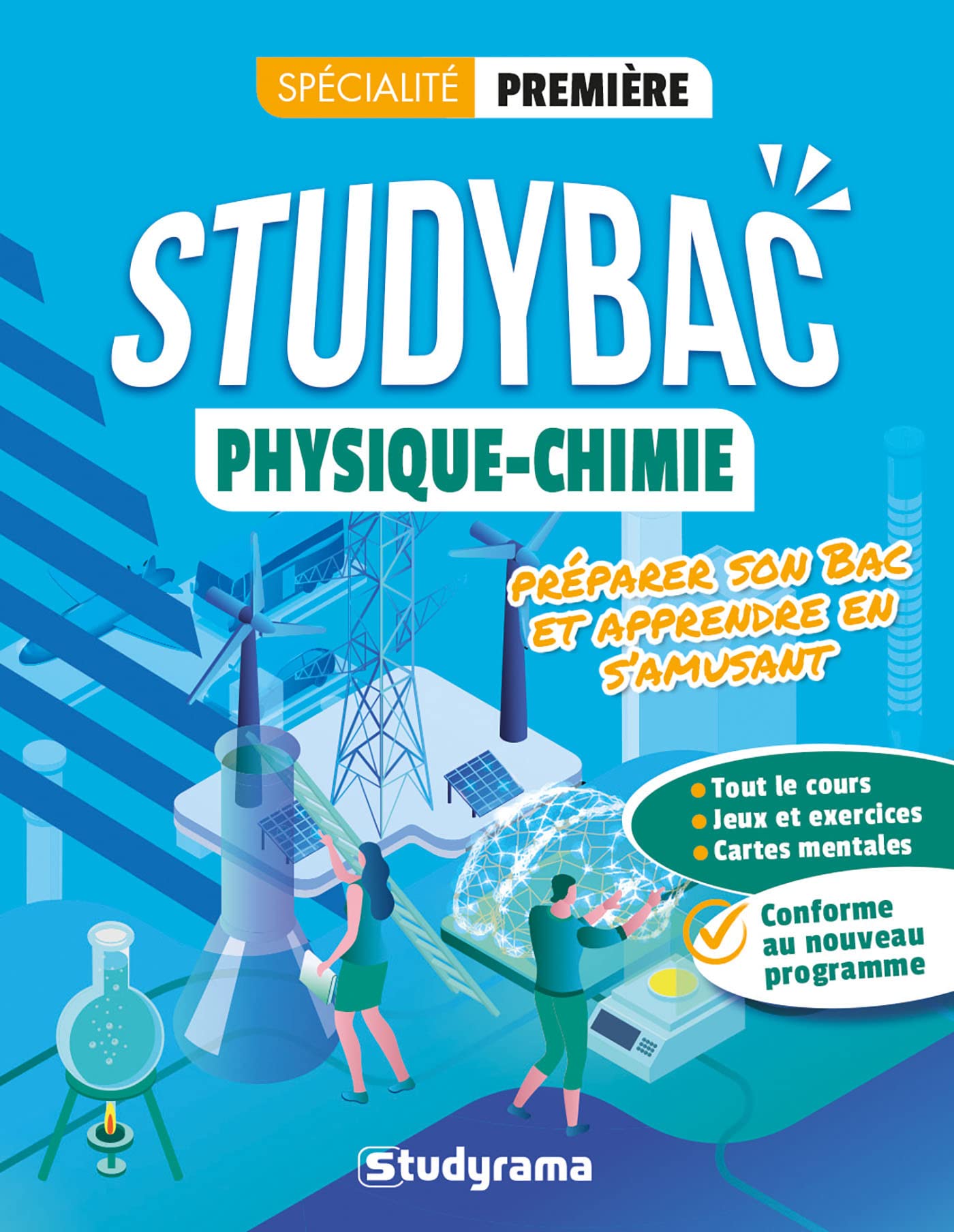 Studybac Physique-chimie – Spécialité Première: Préparer son Bac et apprendre en s'amusant book
