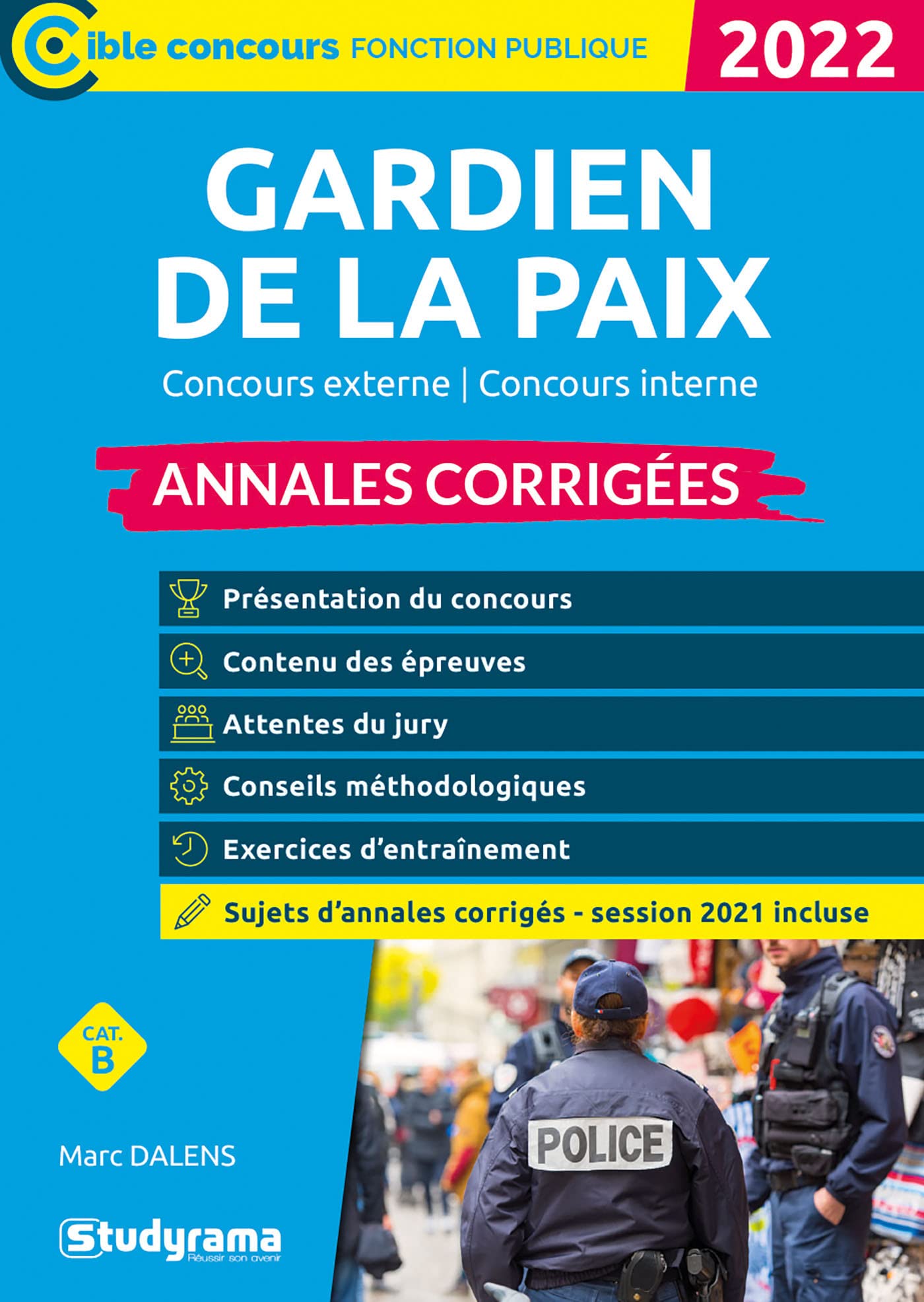 Gardien de la paix – Annales corrigées: 2022 book