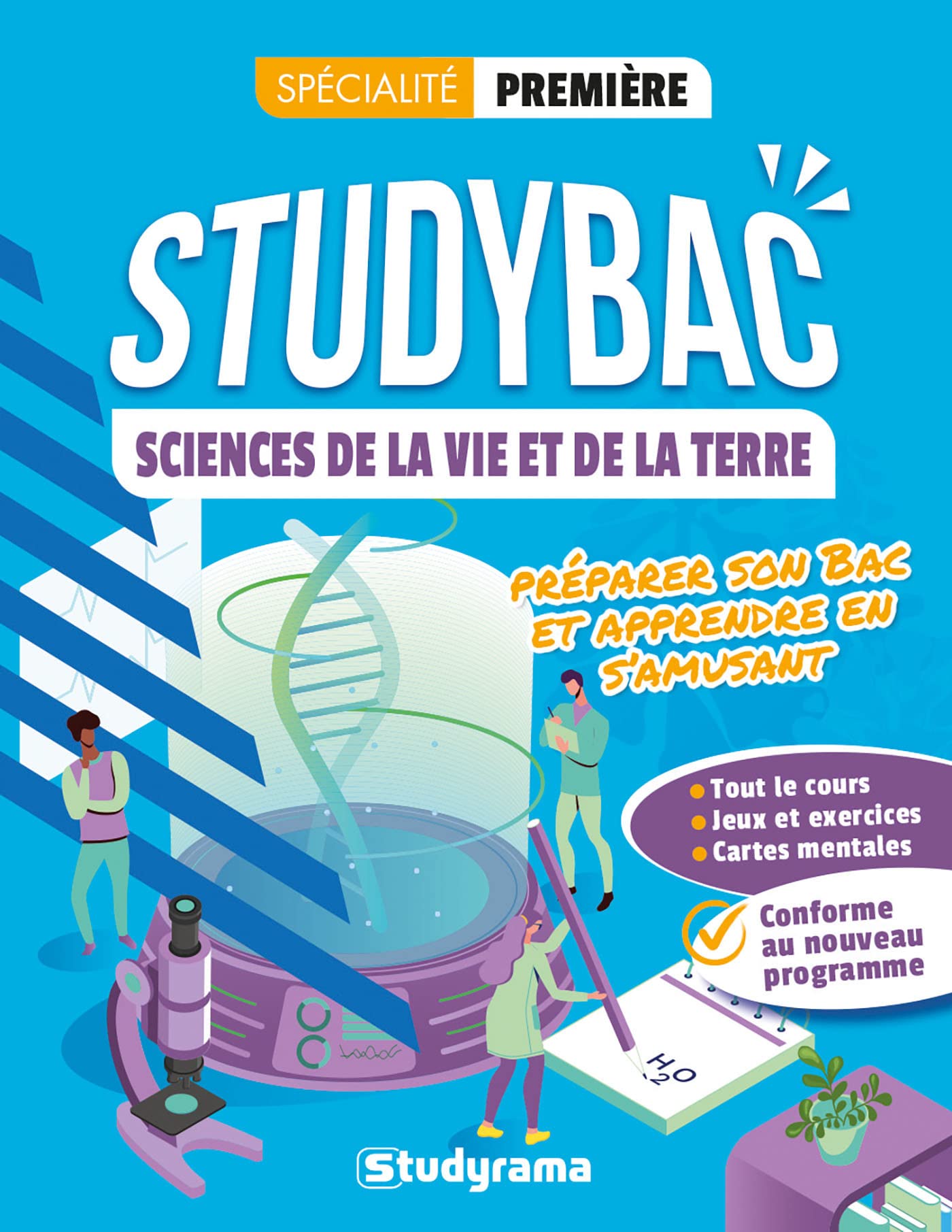 Studybac Sciences de la vie et de la terre – Spécialité Première: Préparer son Bac et apprendre en s'amusant book