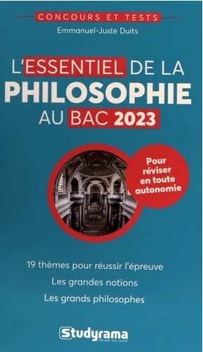 L'essentiel de la philosophie au bac 2023 : 19 thèmes pour réussir l'épreuve, les grandes notions, les grands philosophes Professional & Reference Books