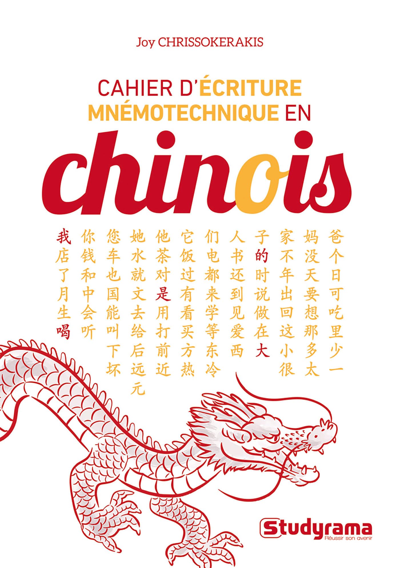 Cahier d’écriture mnémotechnique en chinois book