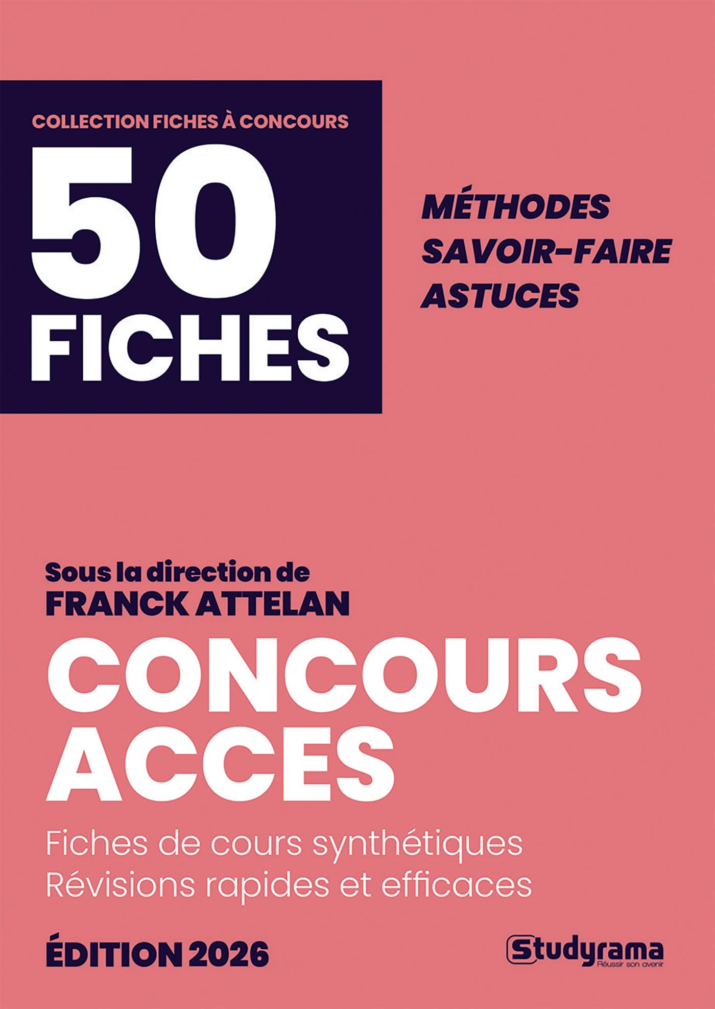 Concours ACCES en 50 fiches Business, Finance & Career