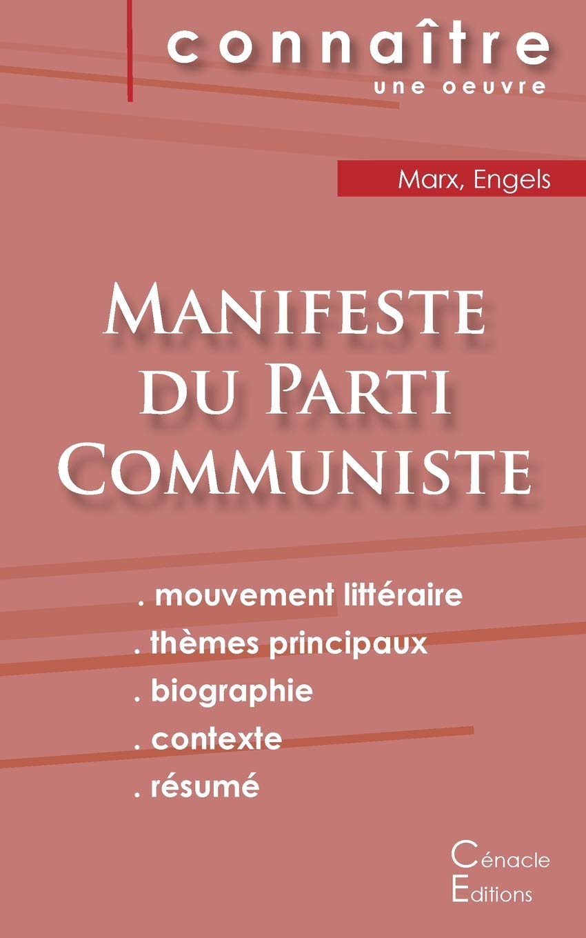 Fiche de lecture Manifeste du Parti Communiste de Karl Marx (analyse philosophique de référence et résumé complet) book