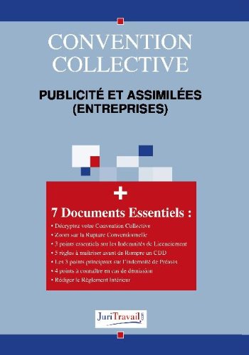 3073. Publicité et assimilées (entreprises) Convention collective book
