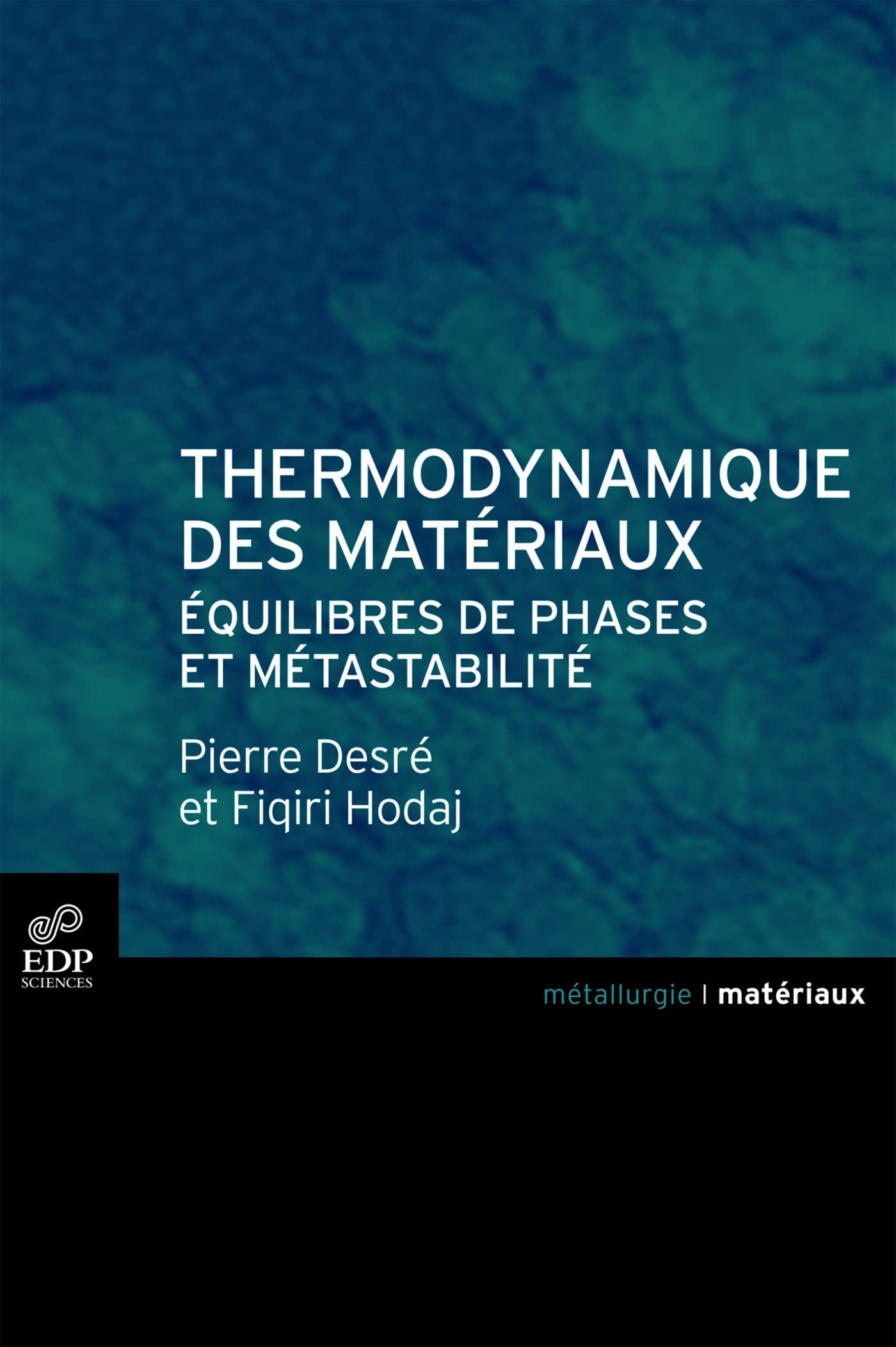 Thermodynamique des matériaux book
