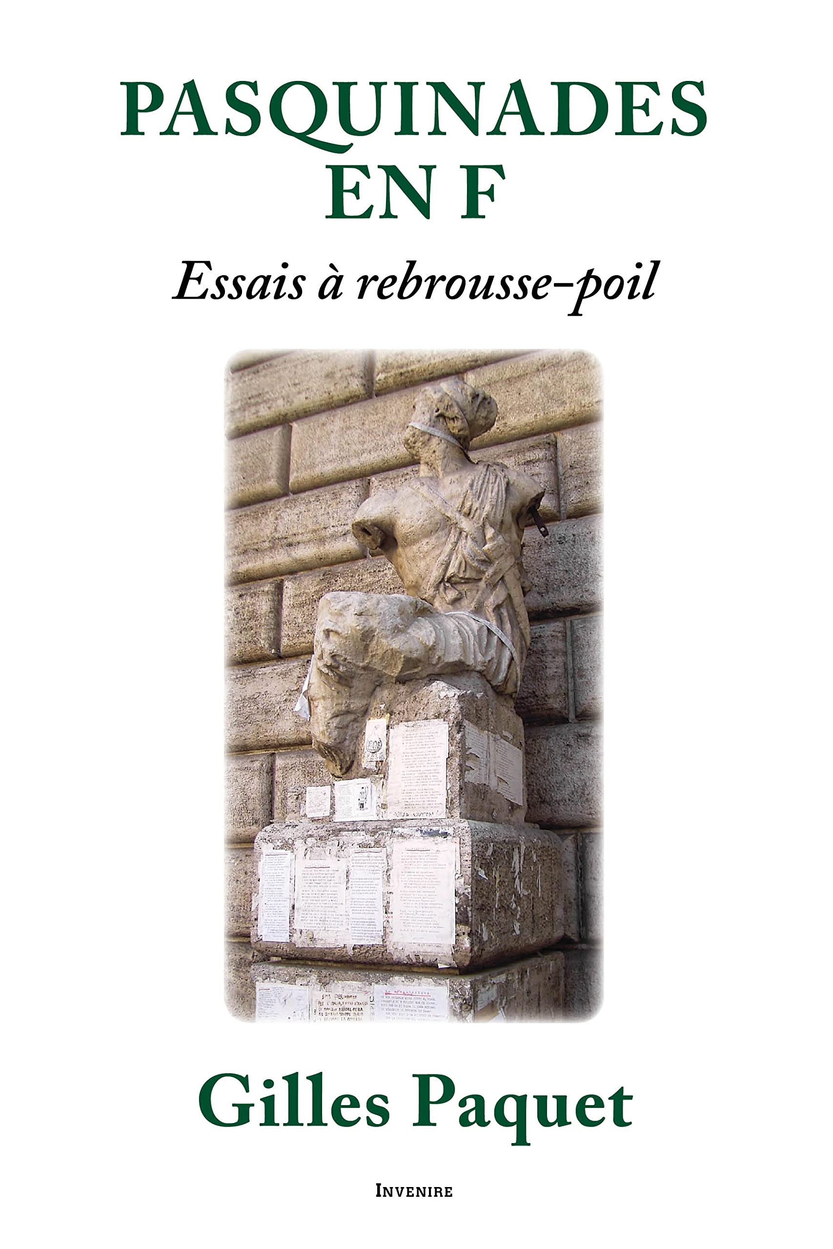 Pasquinades en F: Essais à rebrousse-poil book