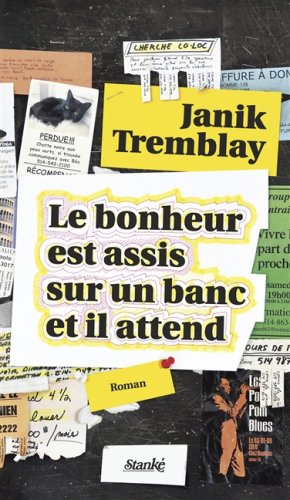 Le bonheur est assis sur un banc et il attend book