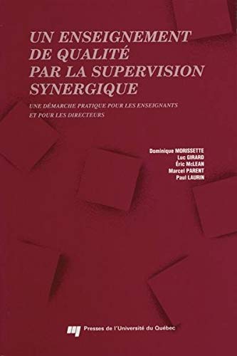 ENSEIGNEMENT DE QUALITE PAR LA SUPERVISION SYNERGIQUE book