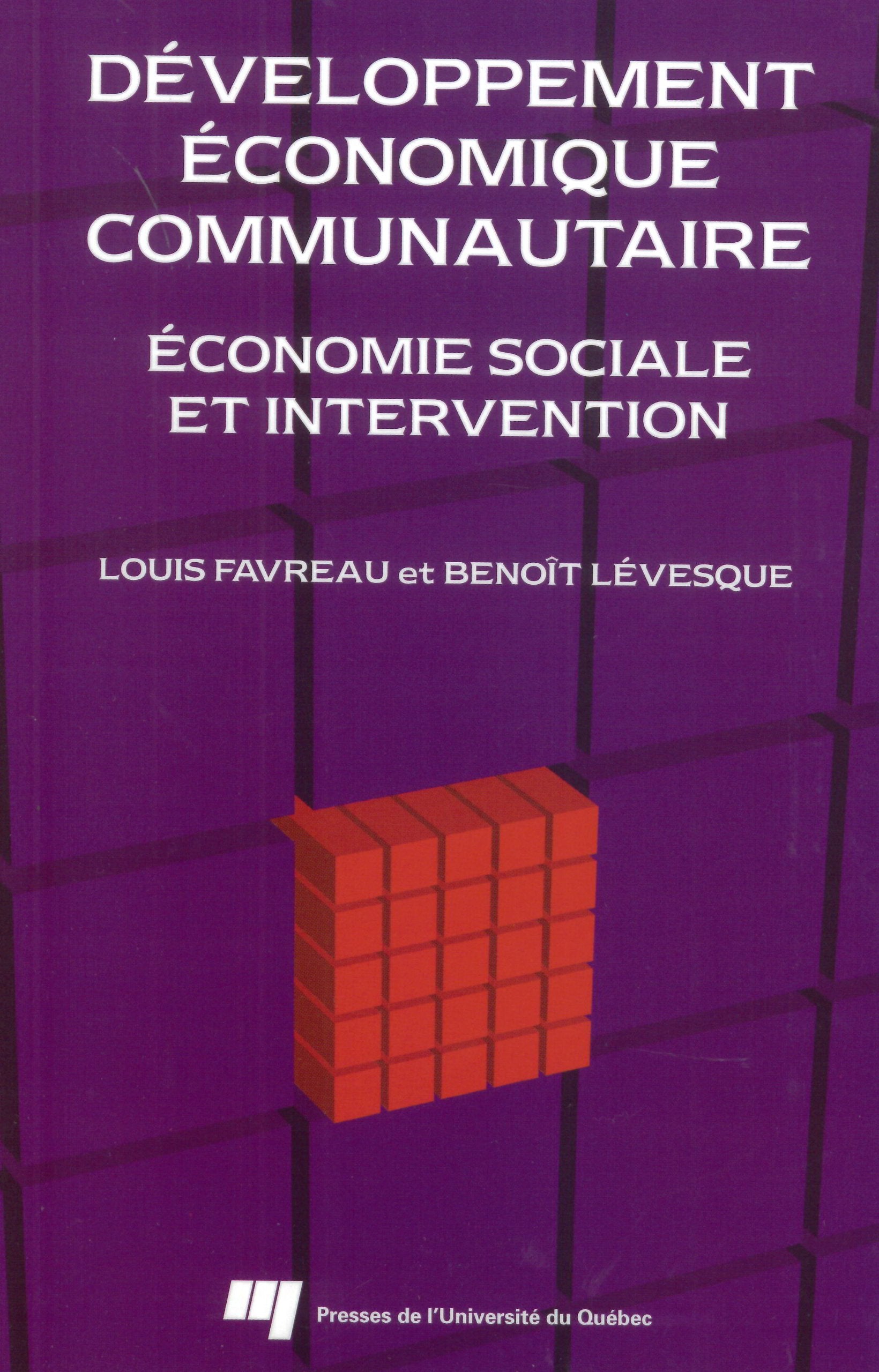 Developpement Economique Communautaire, Economie Sociale Et Intervention book