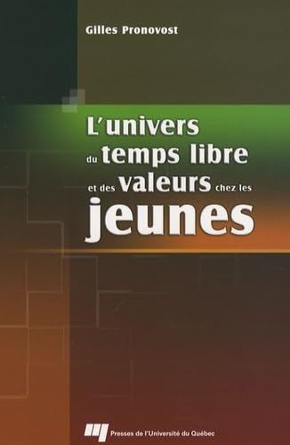 UNIVERS DU TEMPS LIBRE ET DES VALEURS CHEZ LES JEUNES Books