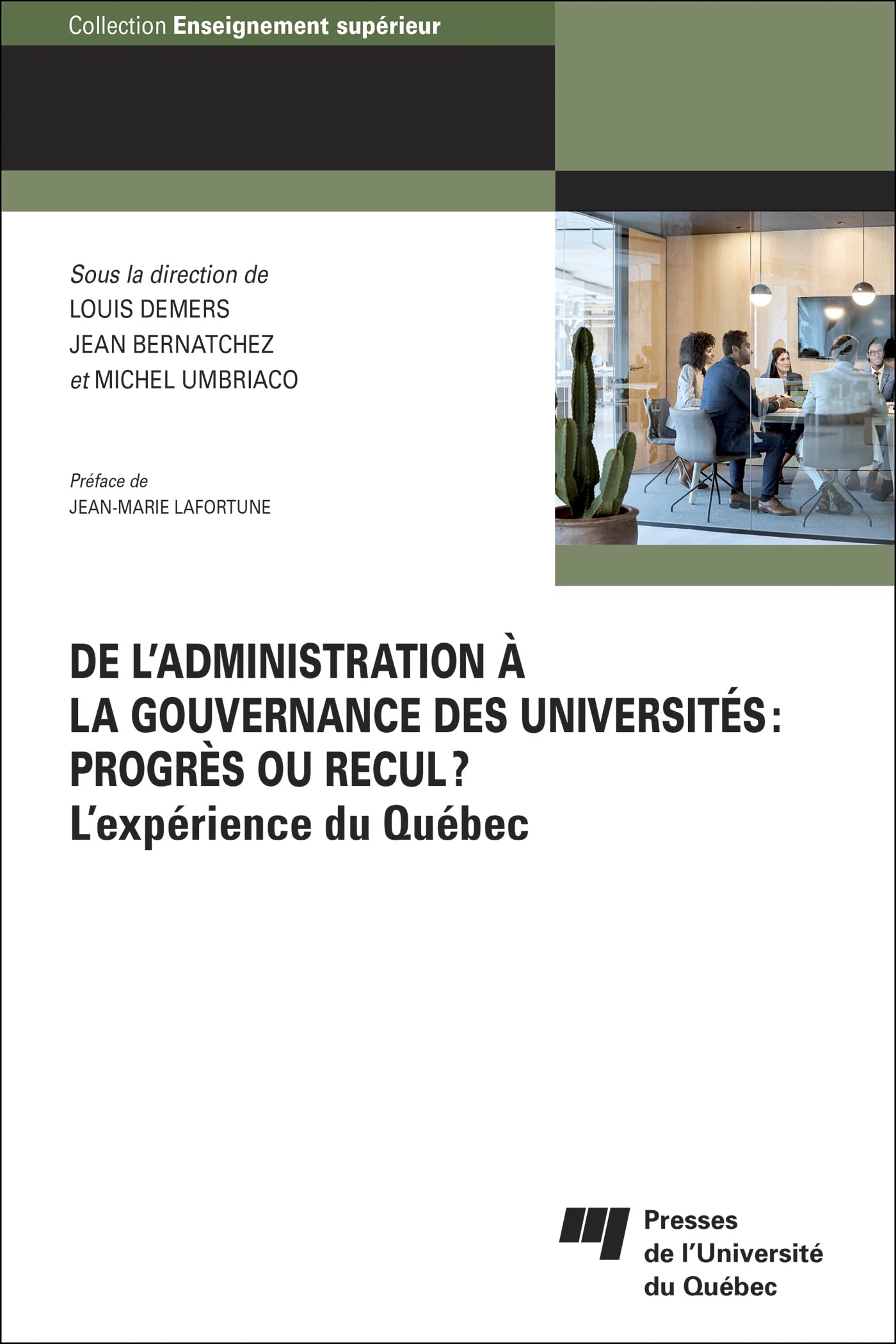 De l'administration à la gouvernance des universités: progrès ou recul?: L'expérience du Québec book