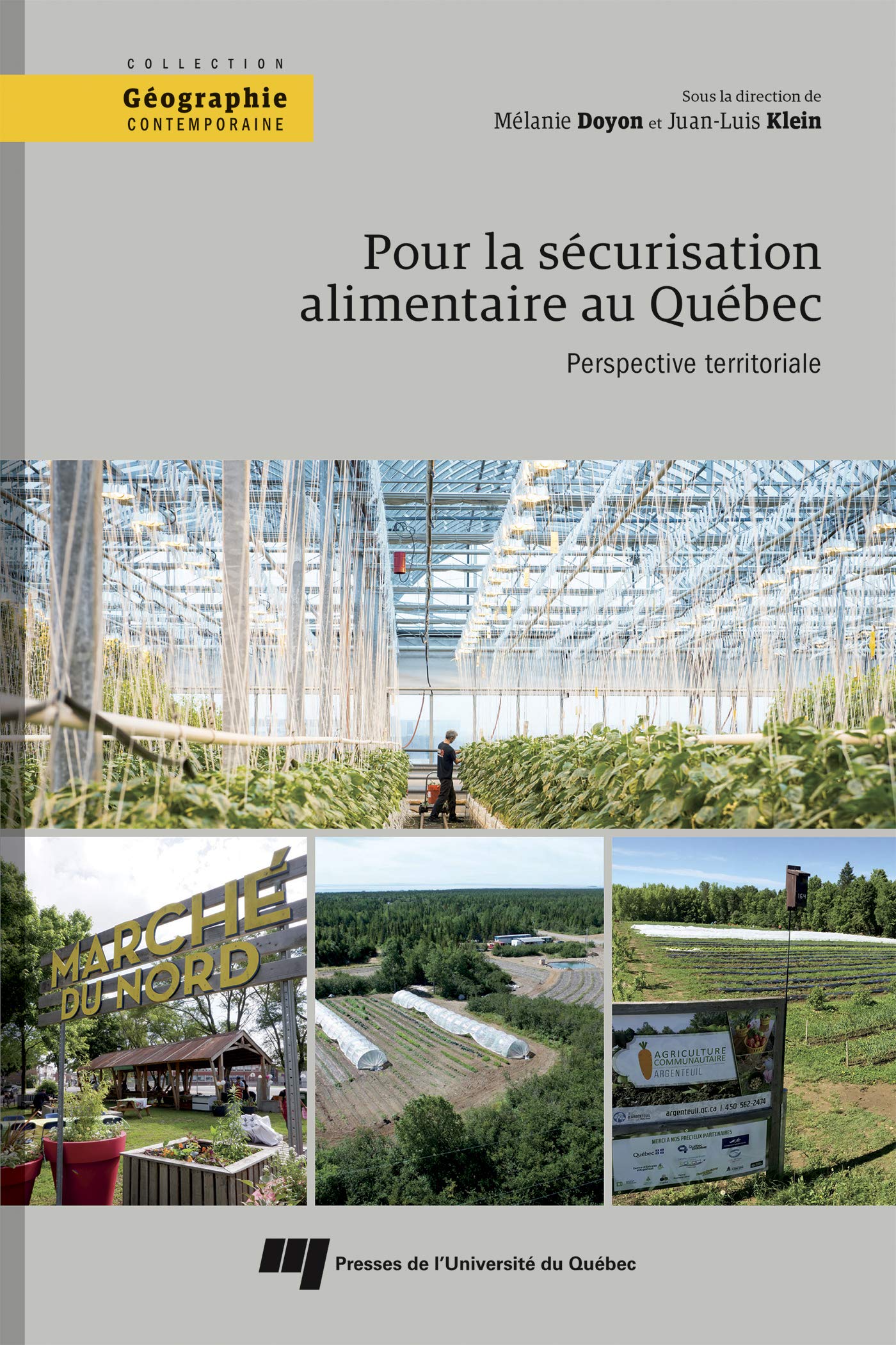 Pour la sécurisation alimentaire au Québec: Perspective territoriale book