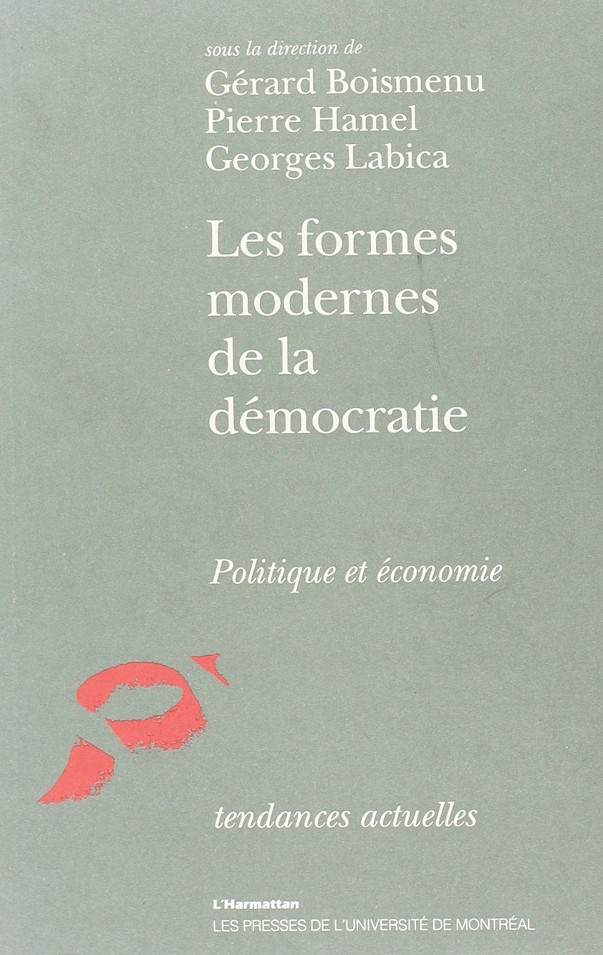 Les formes modernes de la démocratie book
