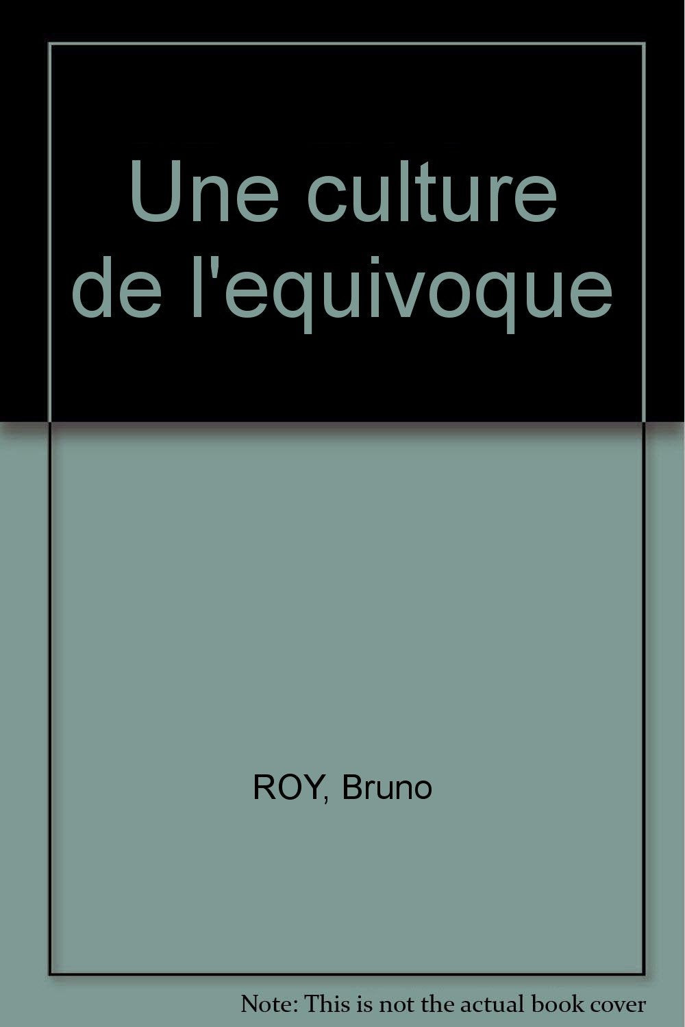 Une culture de l'equivoque (Etudes medievales) (French Edition) Books
