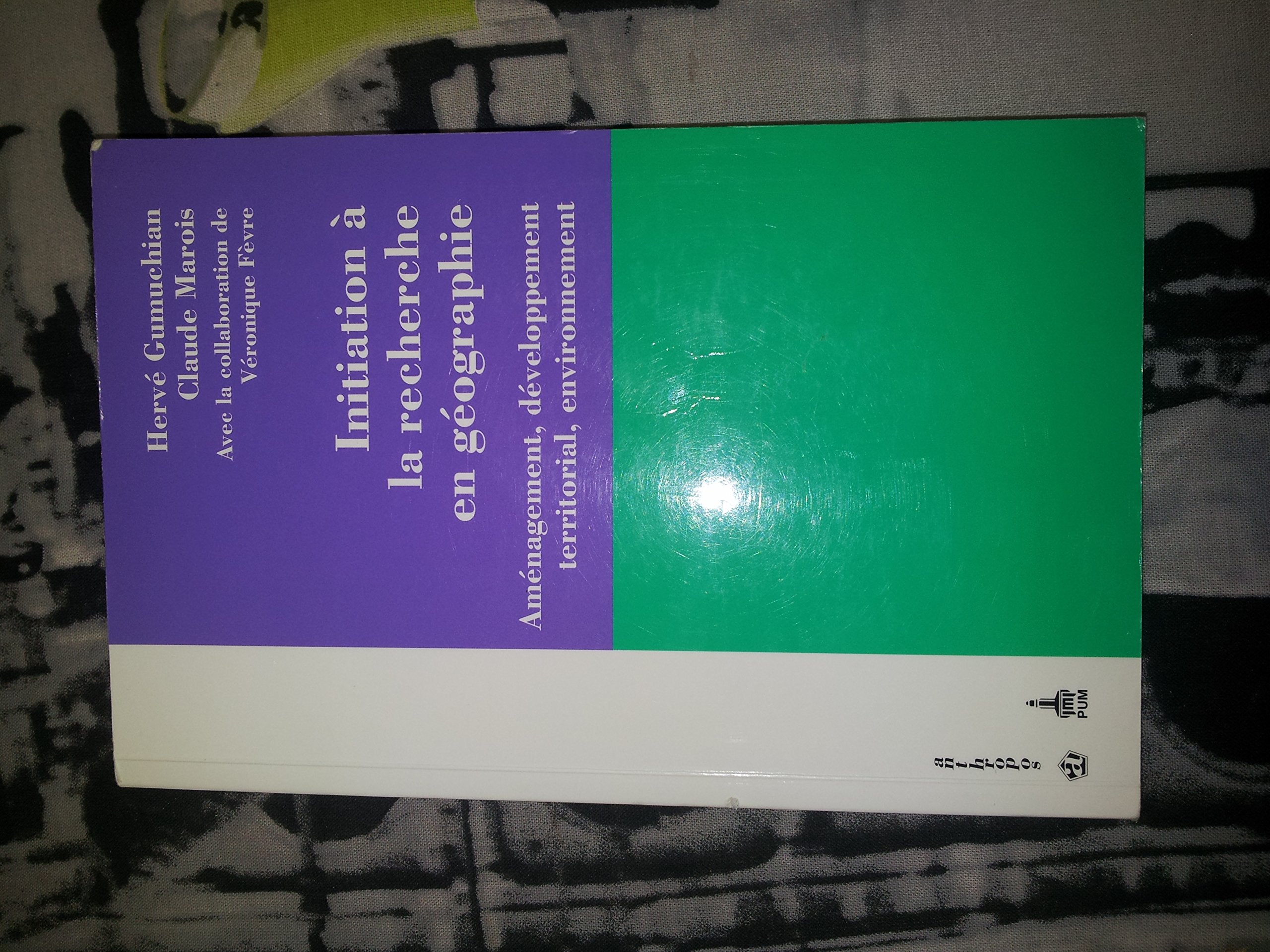 Initiation A La Recherche En Geographie Books