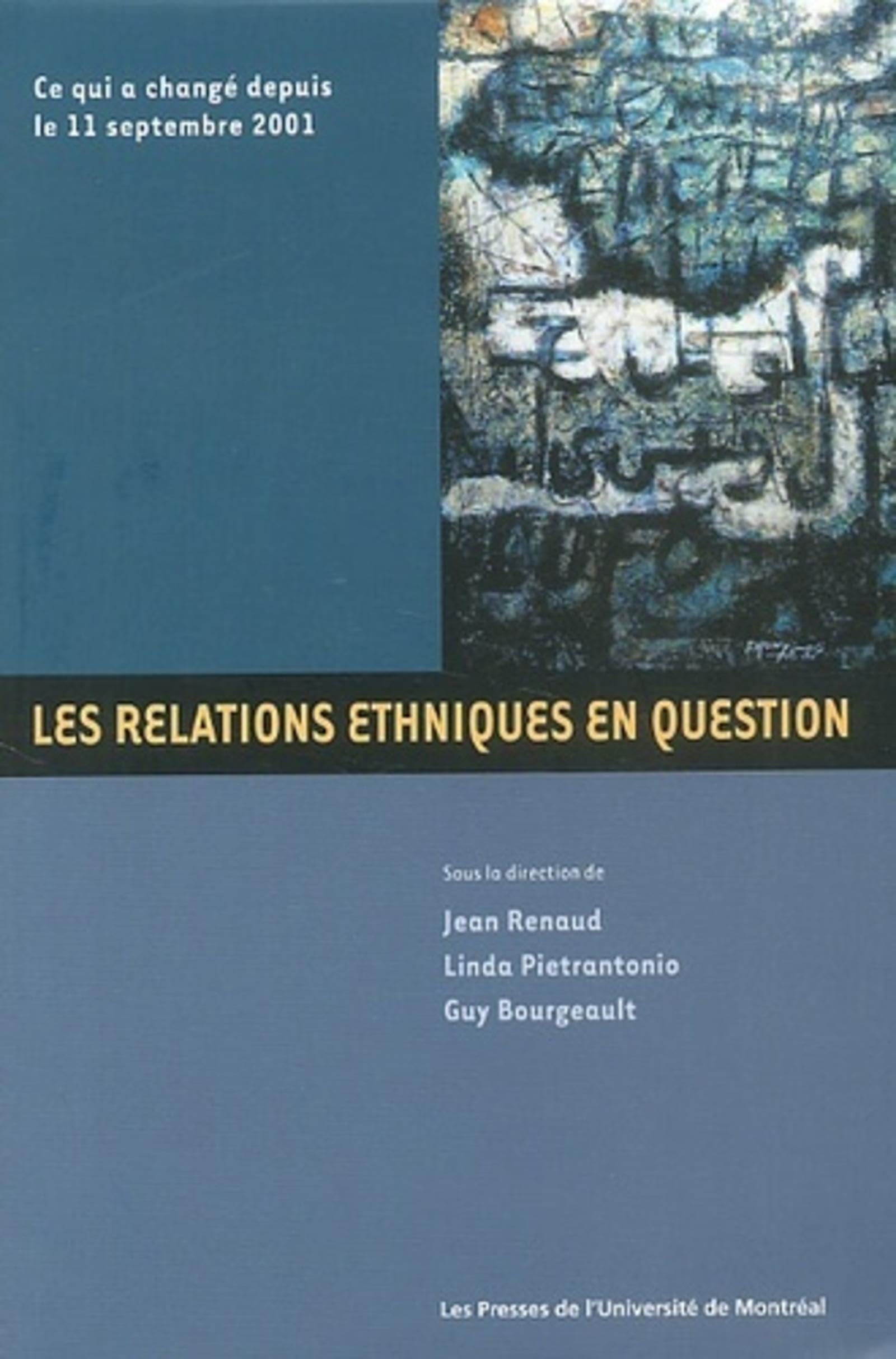 Les Relations ethniques en question : Ce qui a changé depuis le 11 septembre 2001 book