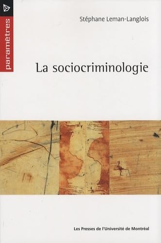 LA SOCIOCRIMINOLOGIE (0000) book