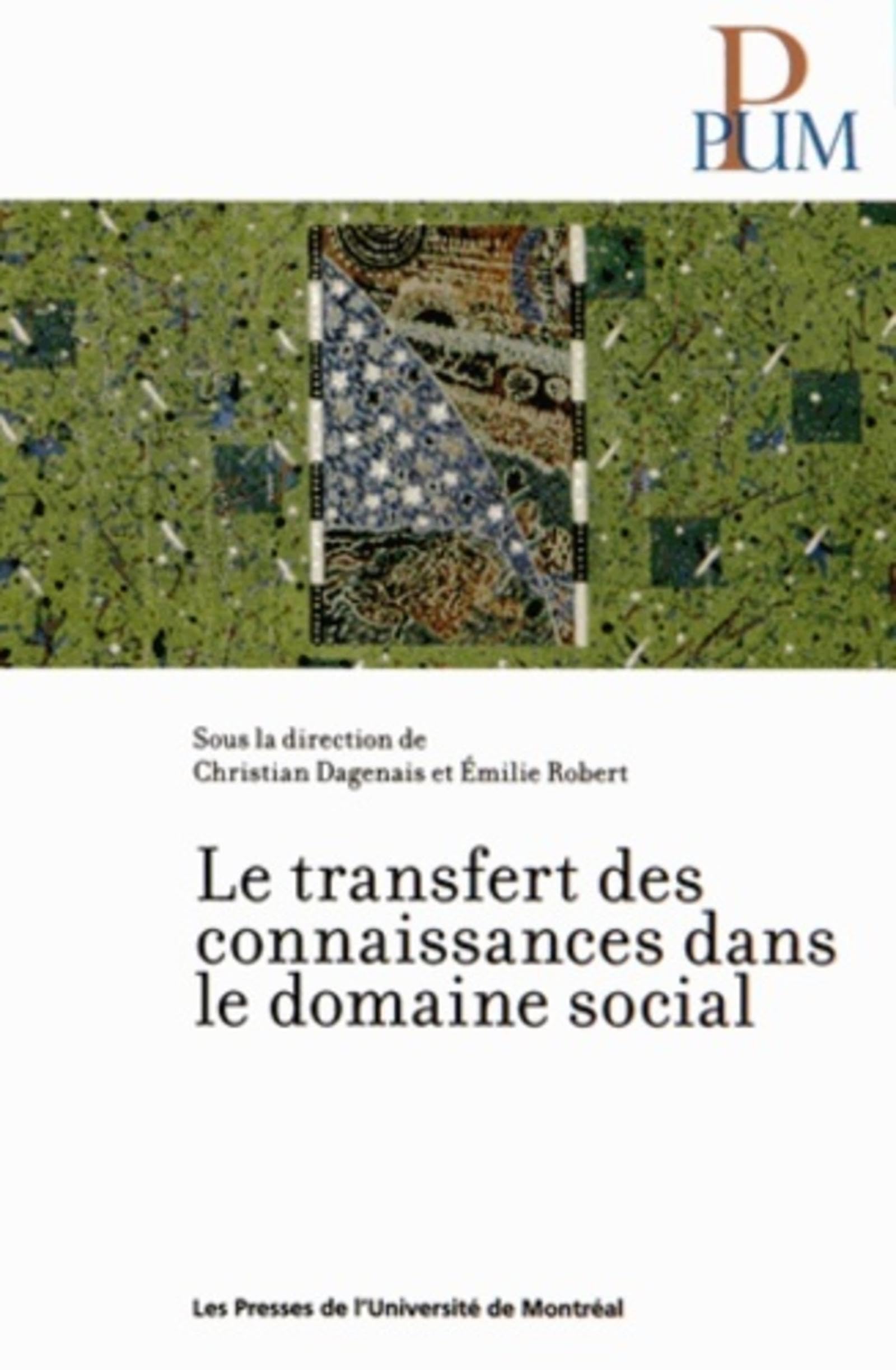 Transfert des connaissances dans le domaine social (Le) book