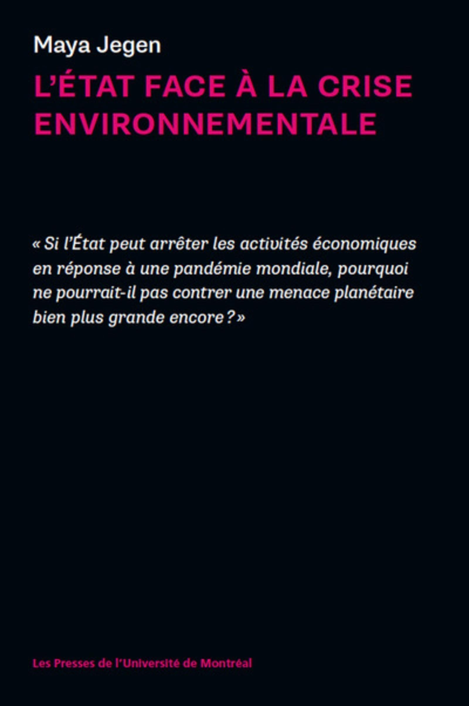 L'État face à la crise environnementale Essays & Short Stories