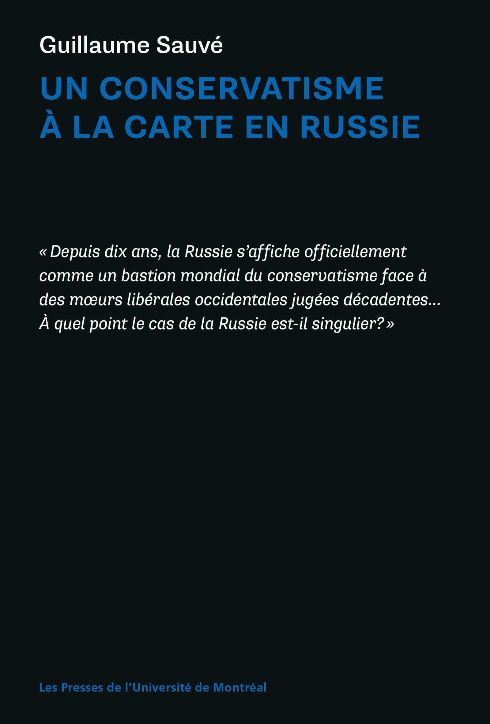 Un conservatisme à la carte en Russie Books
