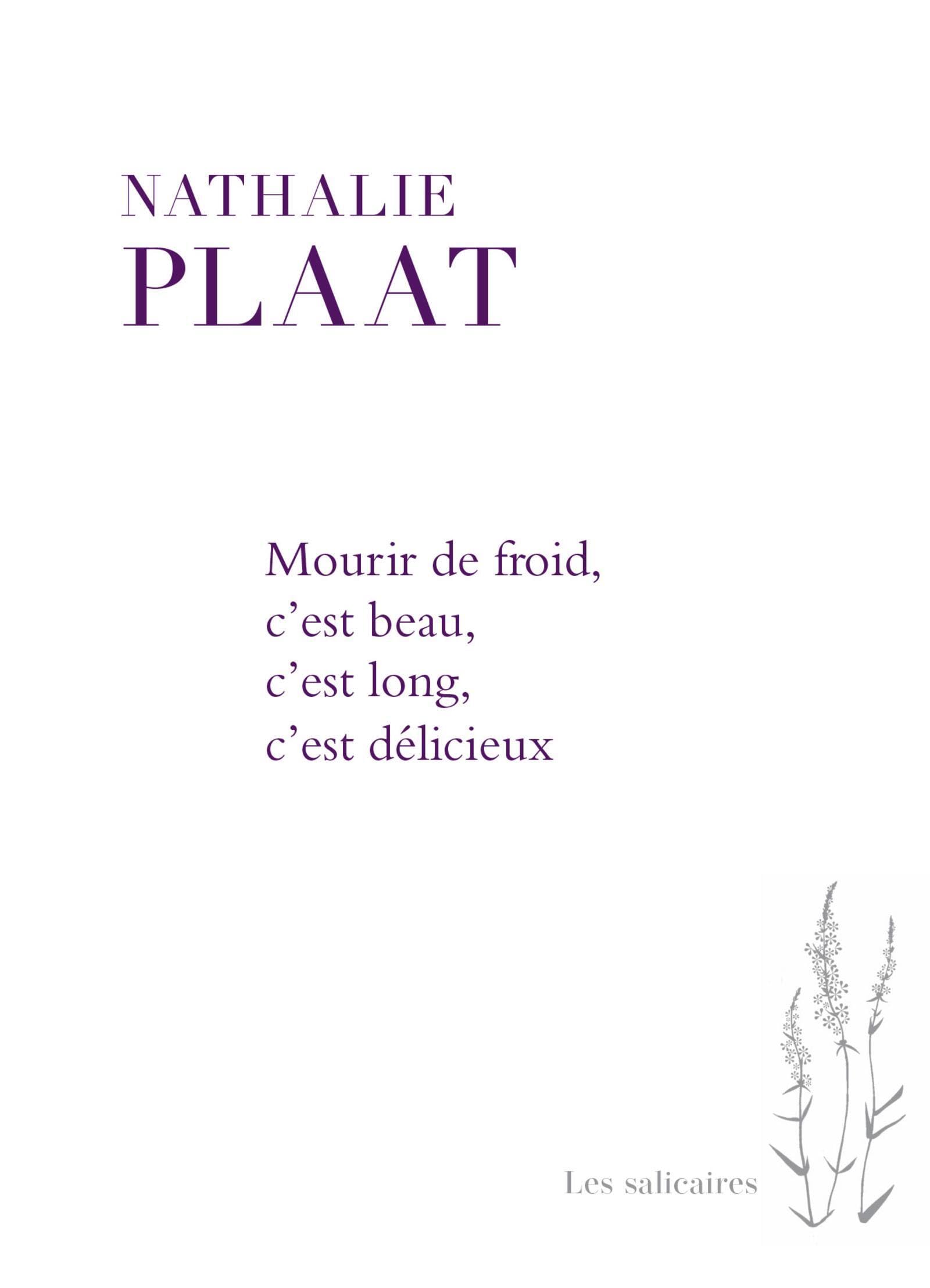 Mourir de froid c'est beau c'est long c'est délicieux book