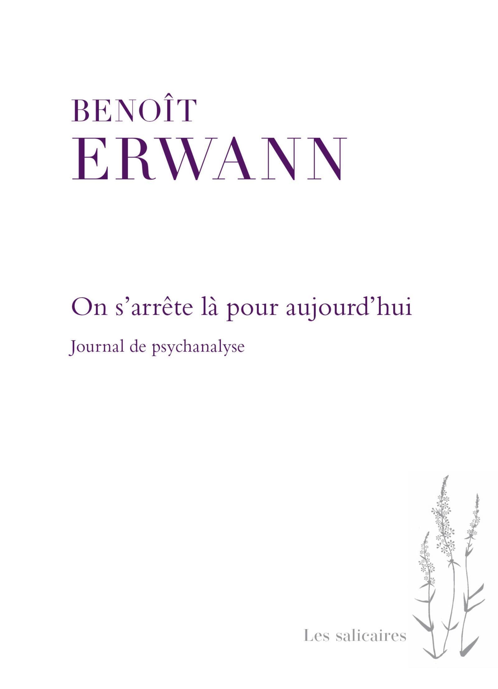 On s'arrête là pour aujourd'hui: Journal de psychanalyse Psychology