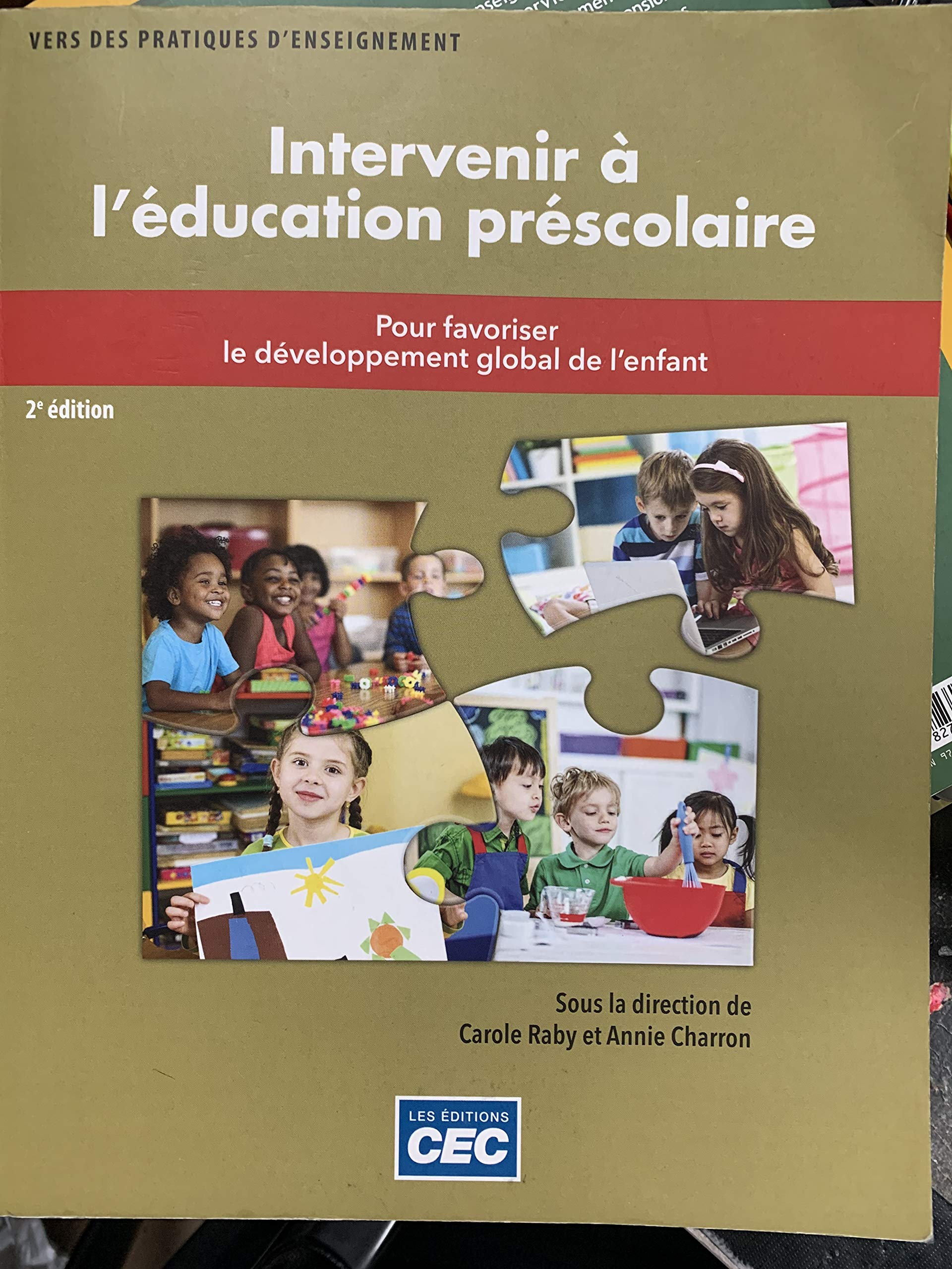 Intervenir a l'education prescolaire 2e ed. book