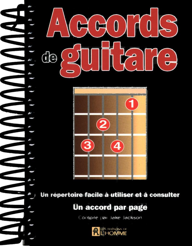 Accords de guitare: Un repertoire facile à utiliser et à consulter Books