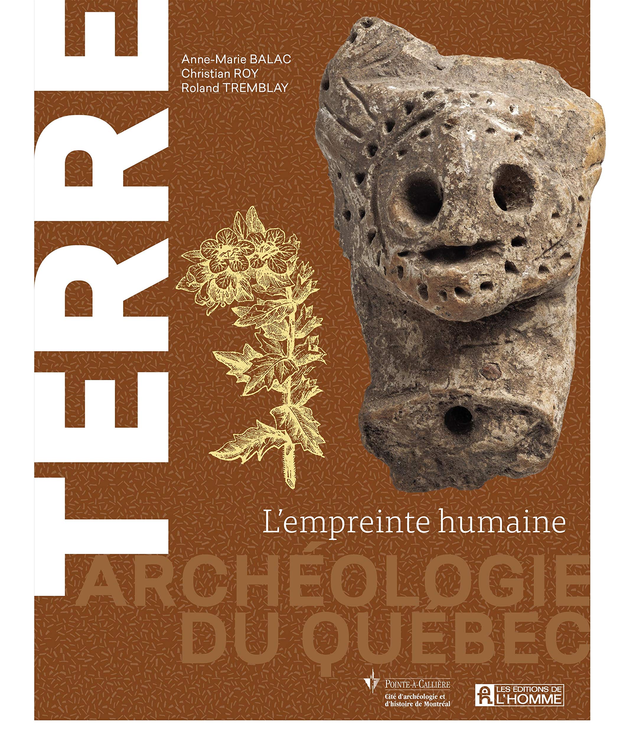 ARCHEOLOGIE DU QUEBEC TERRE : L' EMPREINTE HUMAINE book