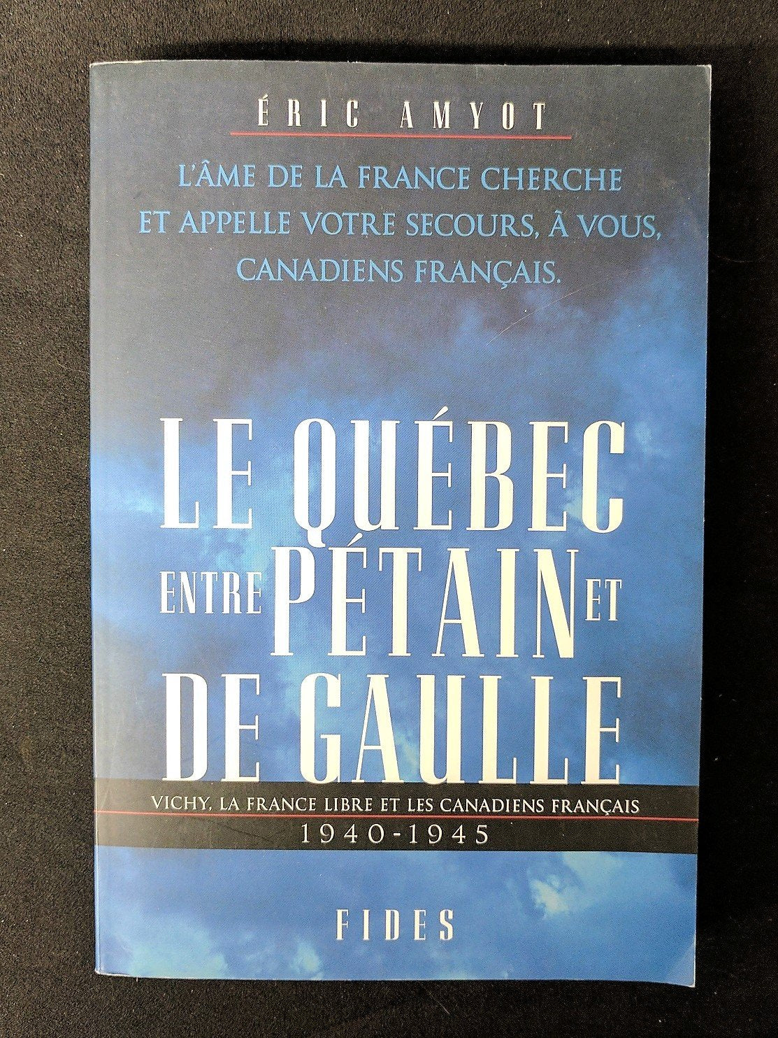 Le Québec entre Pétain et de Gaulle : Vichy, la France libre et les Canadiens français, 1940-1945 book