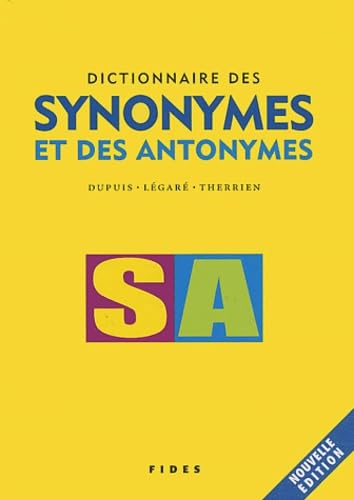 Dictionnaire des synonymes et des antonymes book
