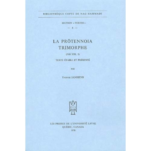 La Prôtennoia trimorphe - NH XIII, 1 book