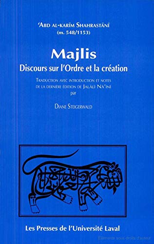 MAJLIS DISCOURS SUR L ORDRE ET LA CREATION book