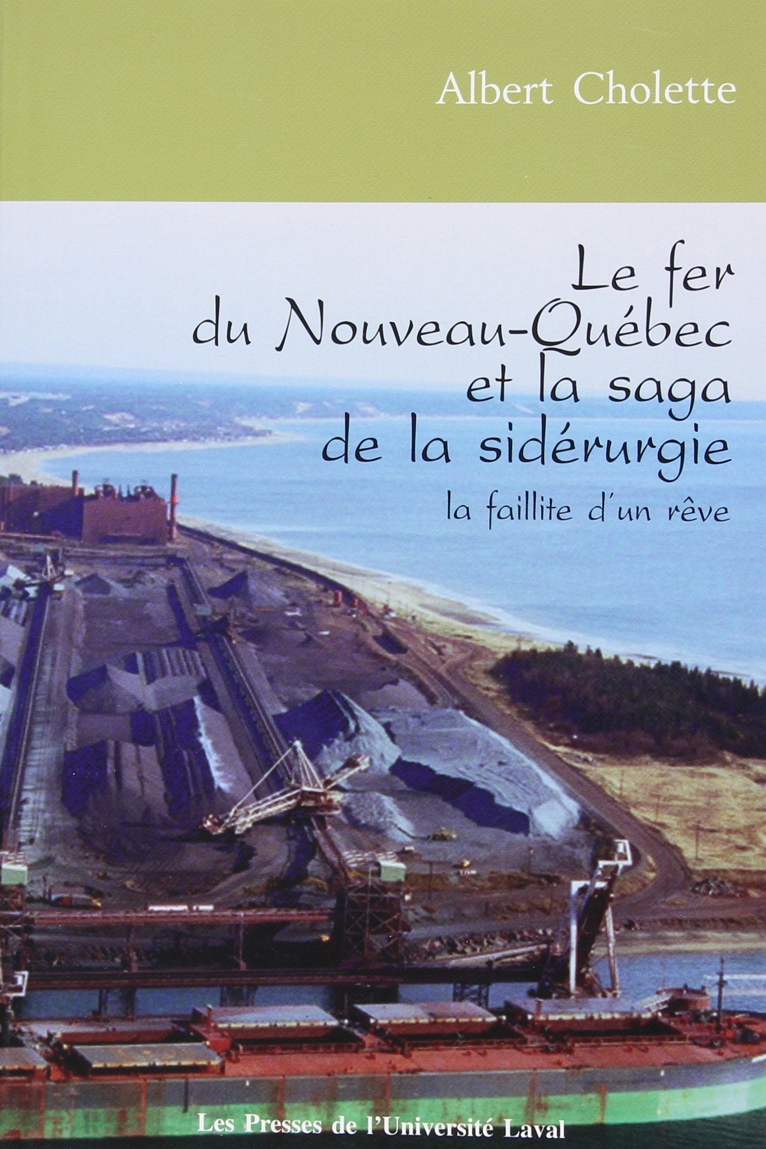 Fer du Nouveau Quebec et la Saga de la Siderurgie la Faillite d un Reve book
